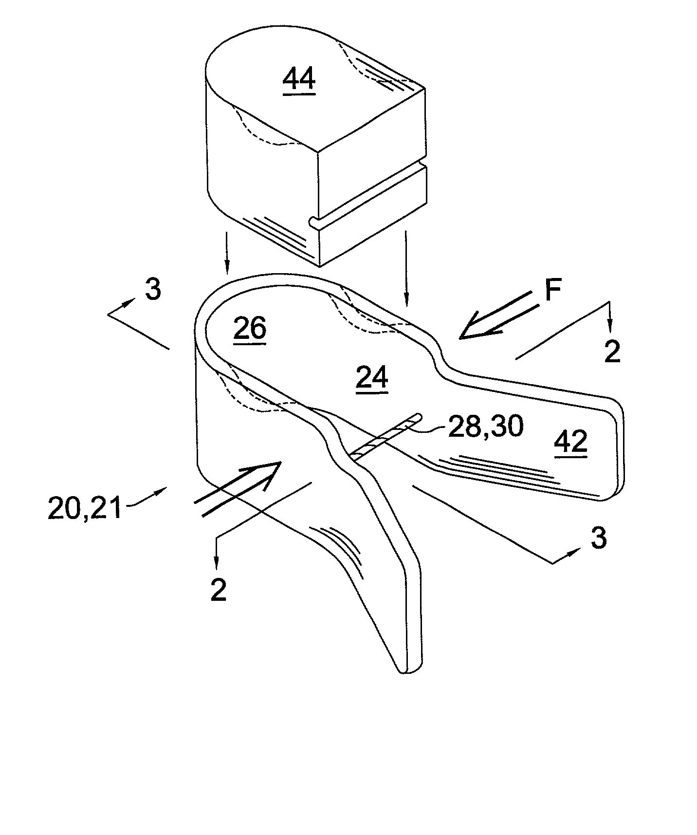 U shaped spring for strengthening the pubococeygeus muscle