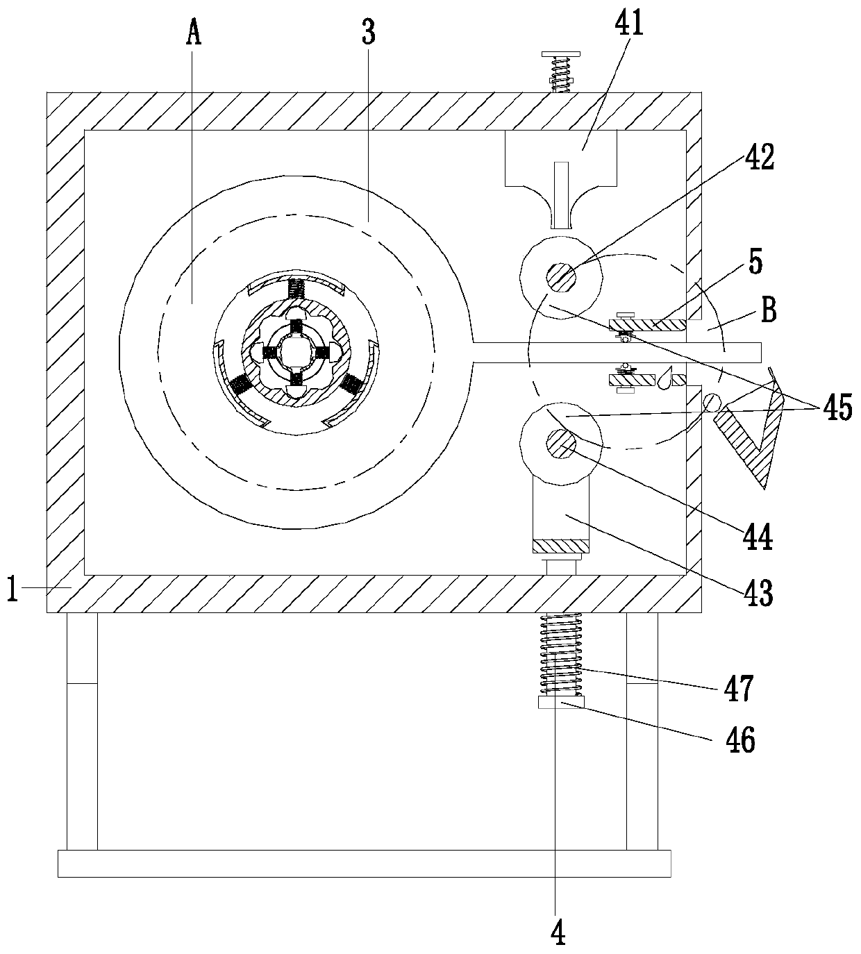 Automatic cleaning and disinfecting disconnected gauze