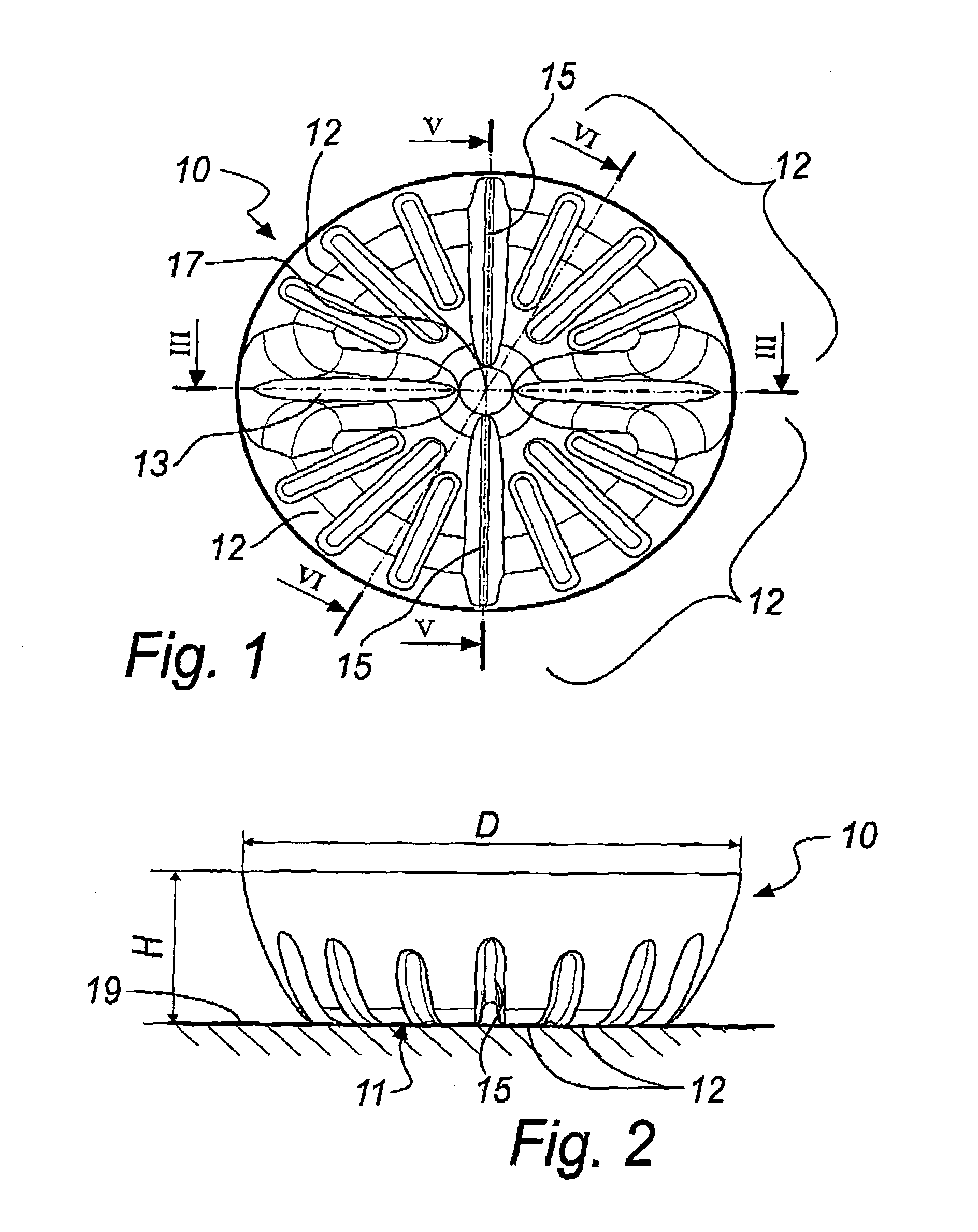 Plastic bottle base