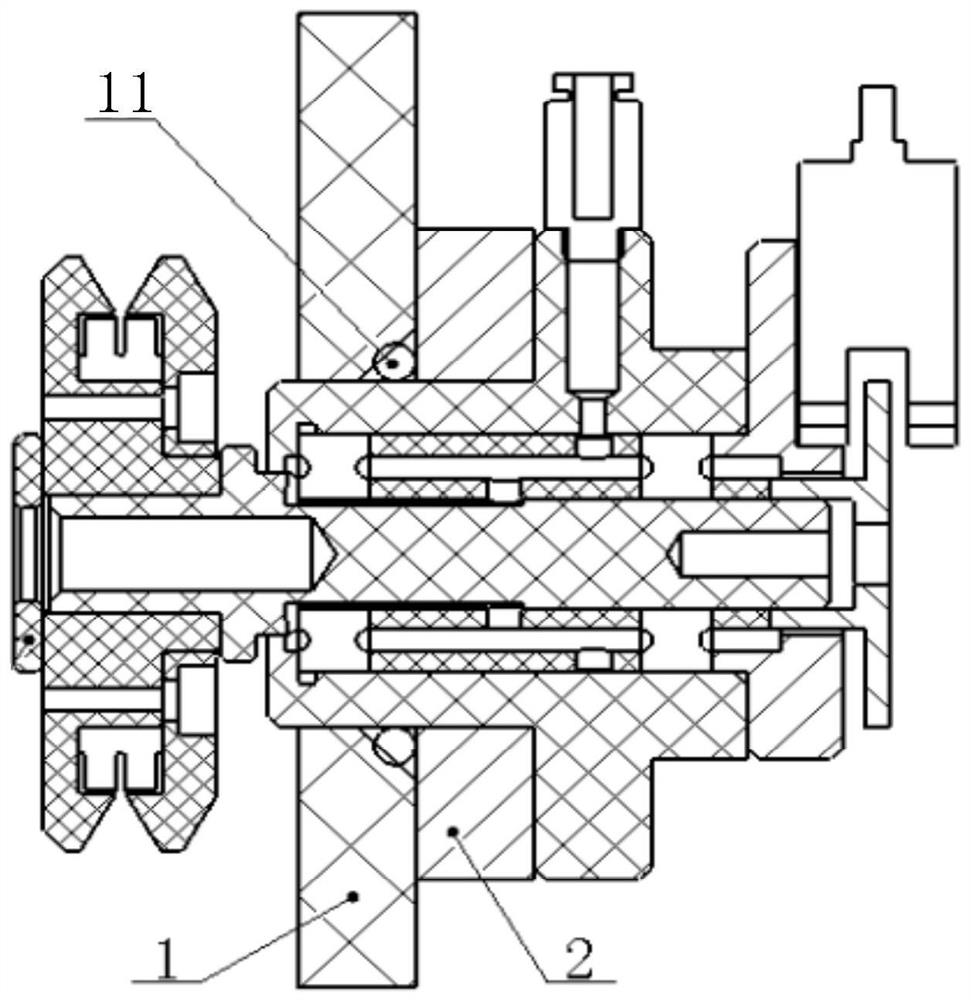 Wafer rotating speed detection device