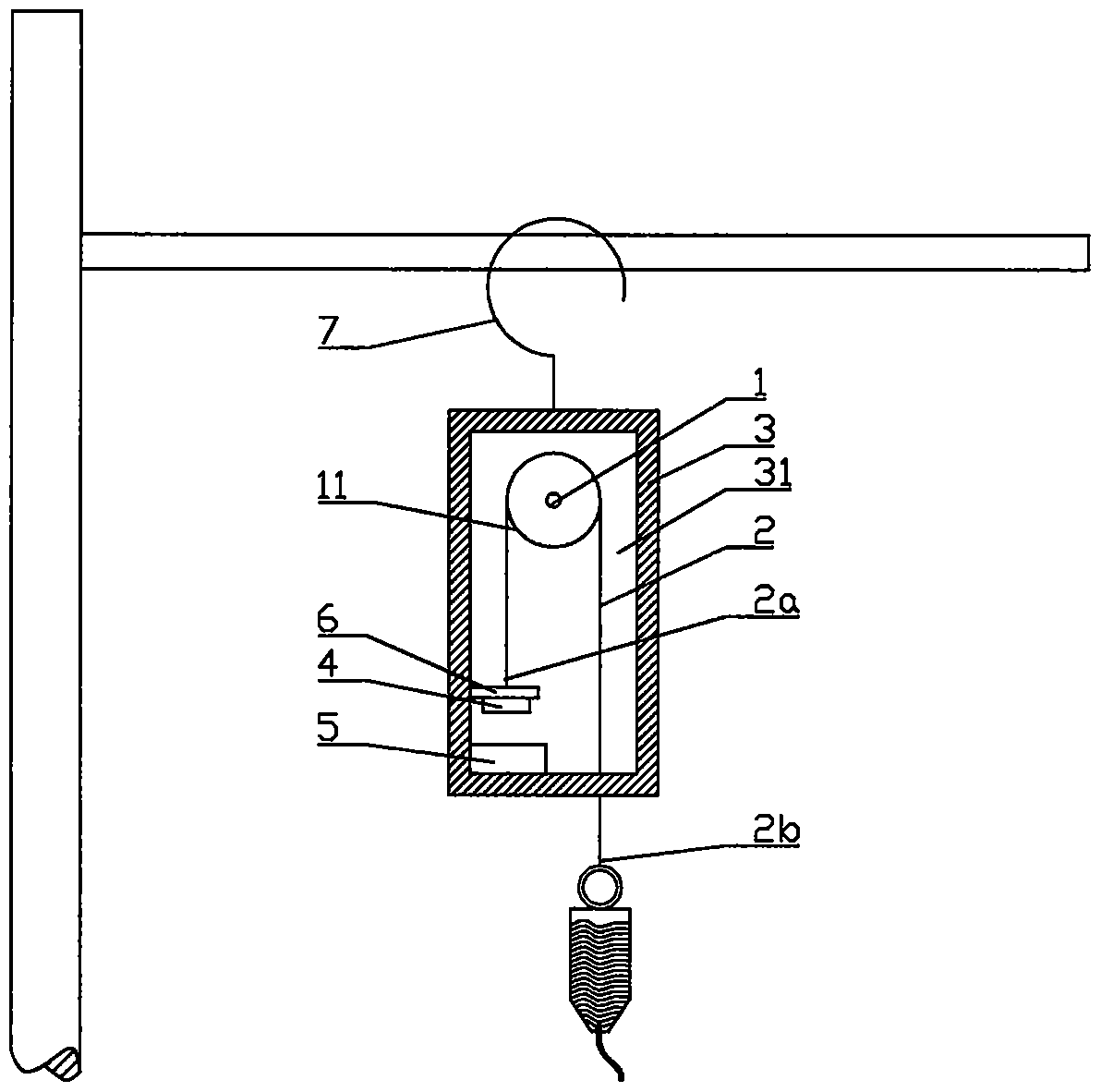 Gravity infusion alarm