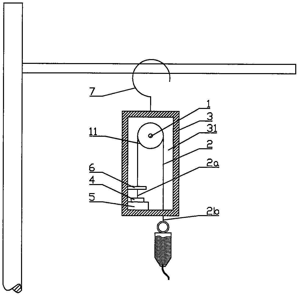 Gravity infusion alarm