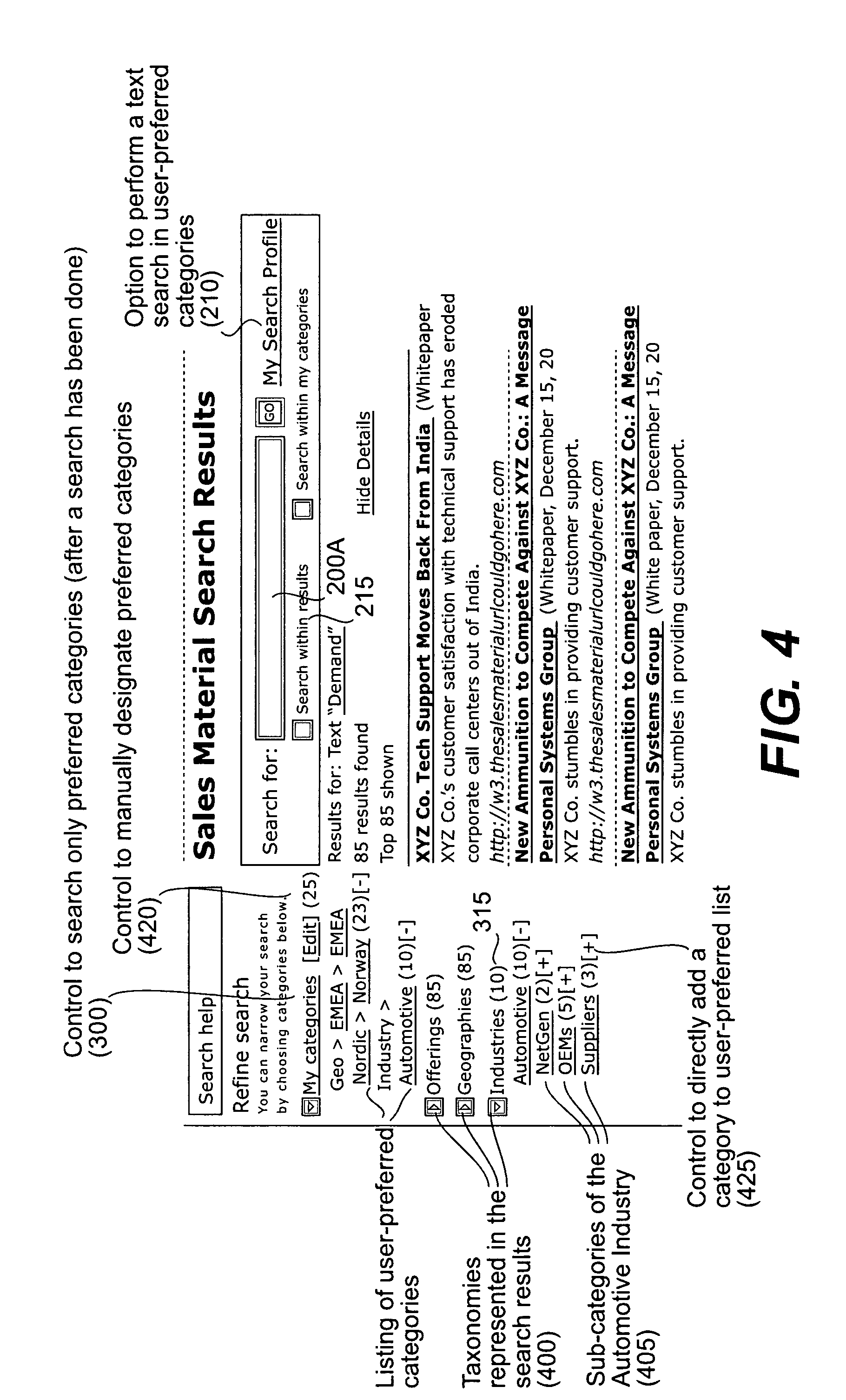 System and method for web searching