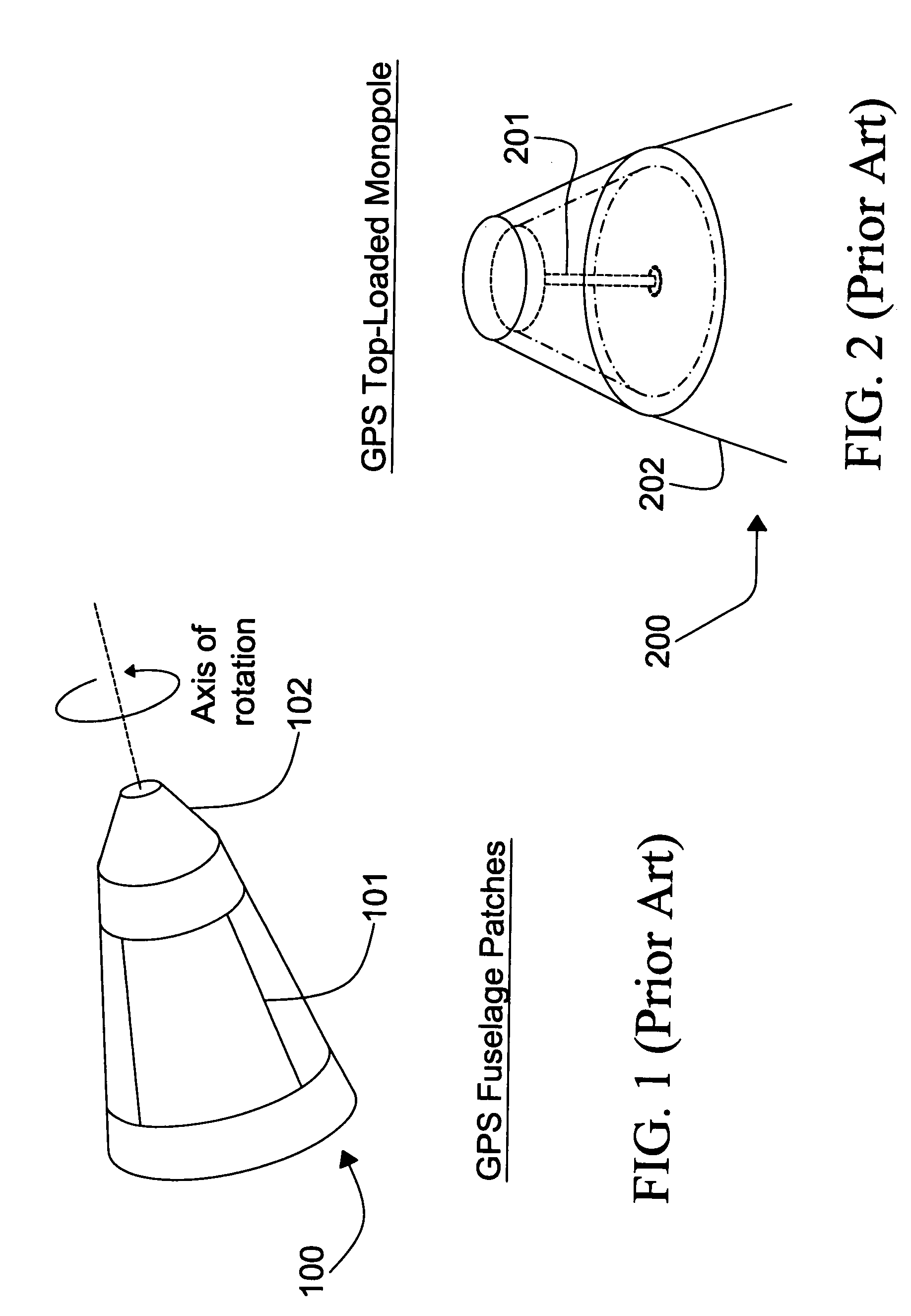 Proximity radar antenna co-located with GPS DRA fuze