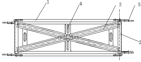 High-bearing-capacity scaffold work platform