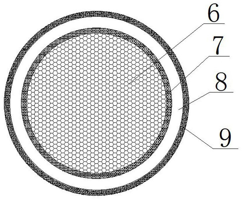 A light variable frequency flexible cable for ships and offshore engineering platforms and its manufacturing method