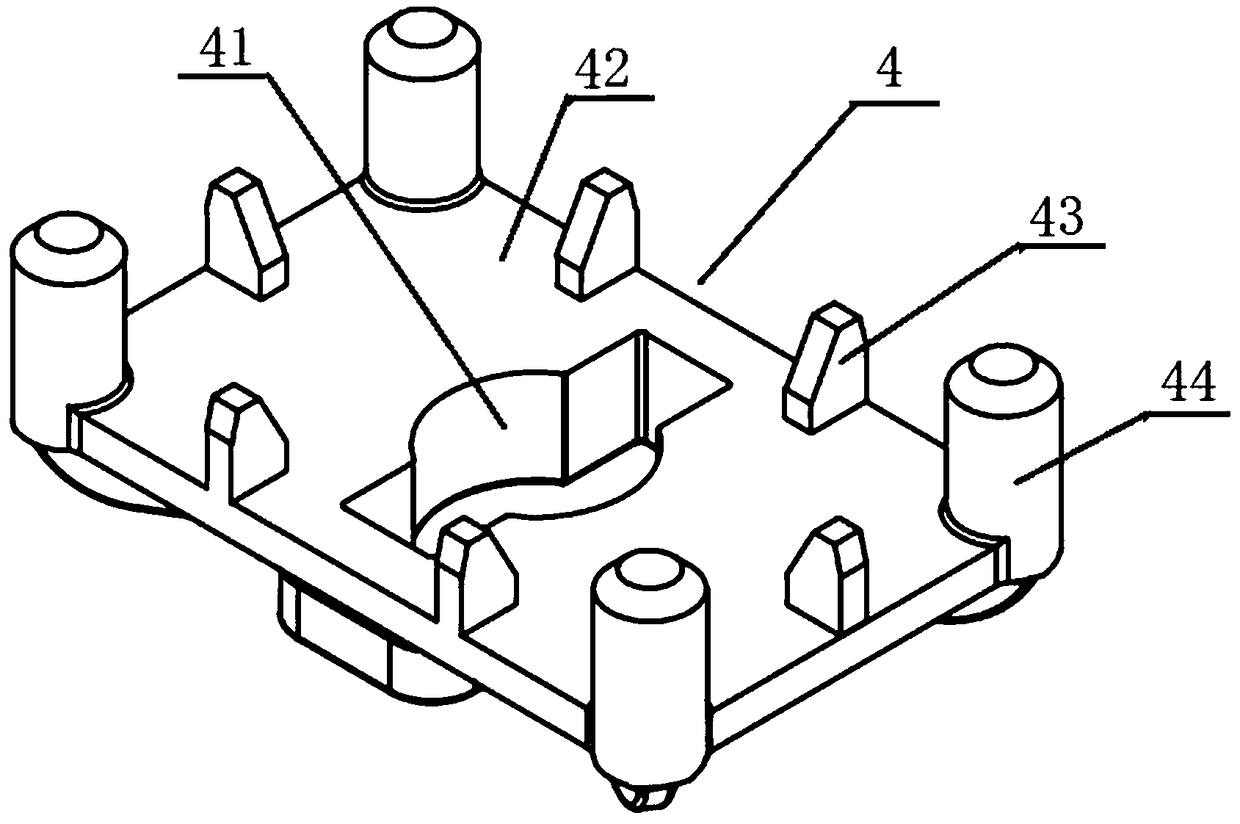 Circular tube and circular cylinder positioning early head removal device