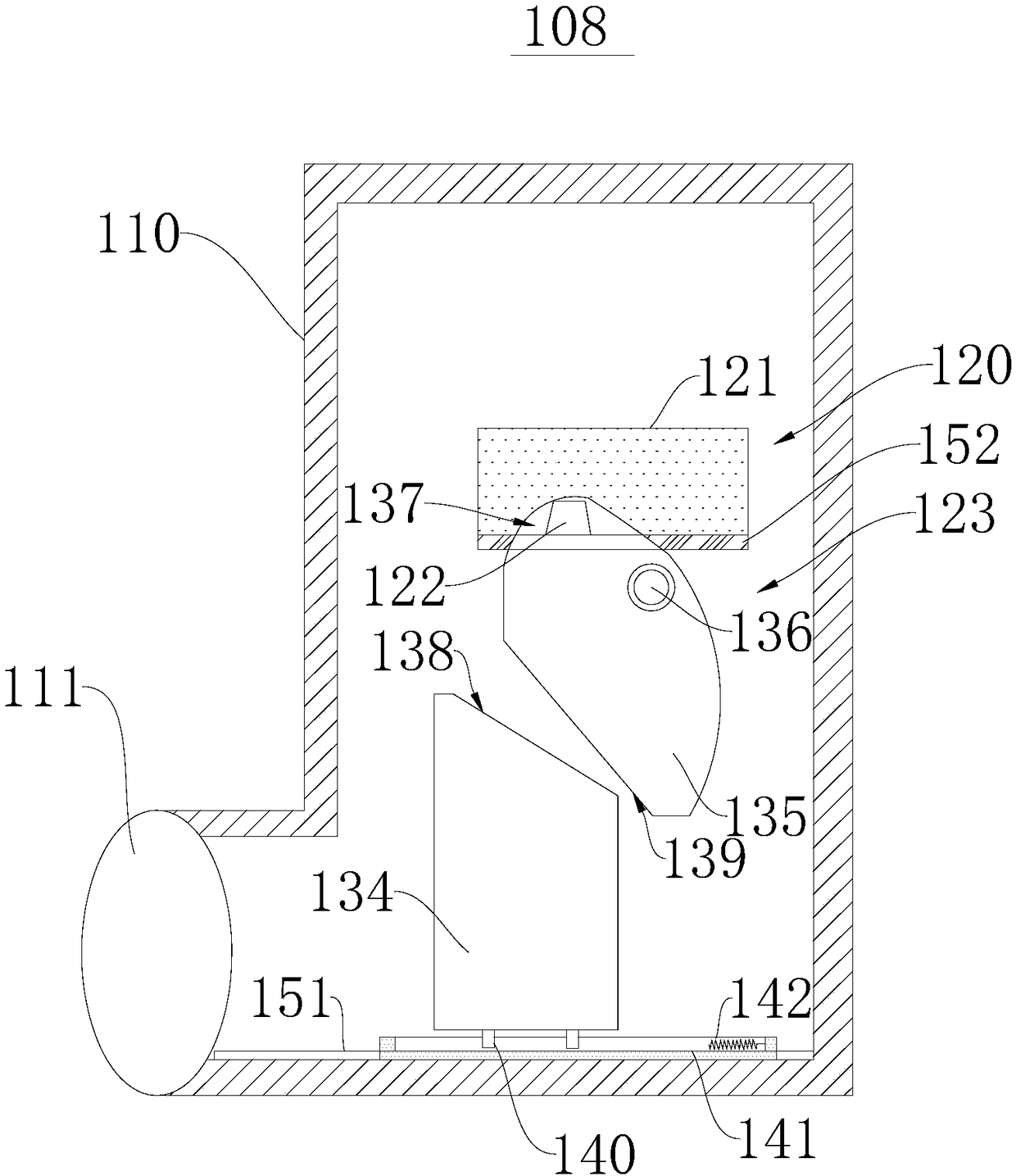 Animal risk-taking behavior testing device and testing method thereof