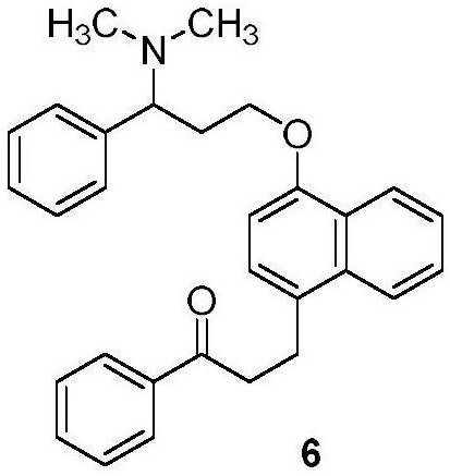 Preparation method of dapoxetine impurity reference substance