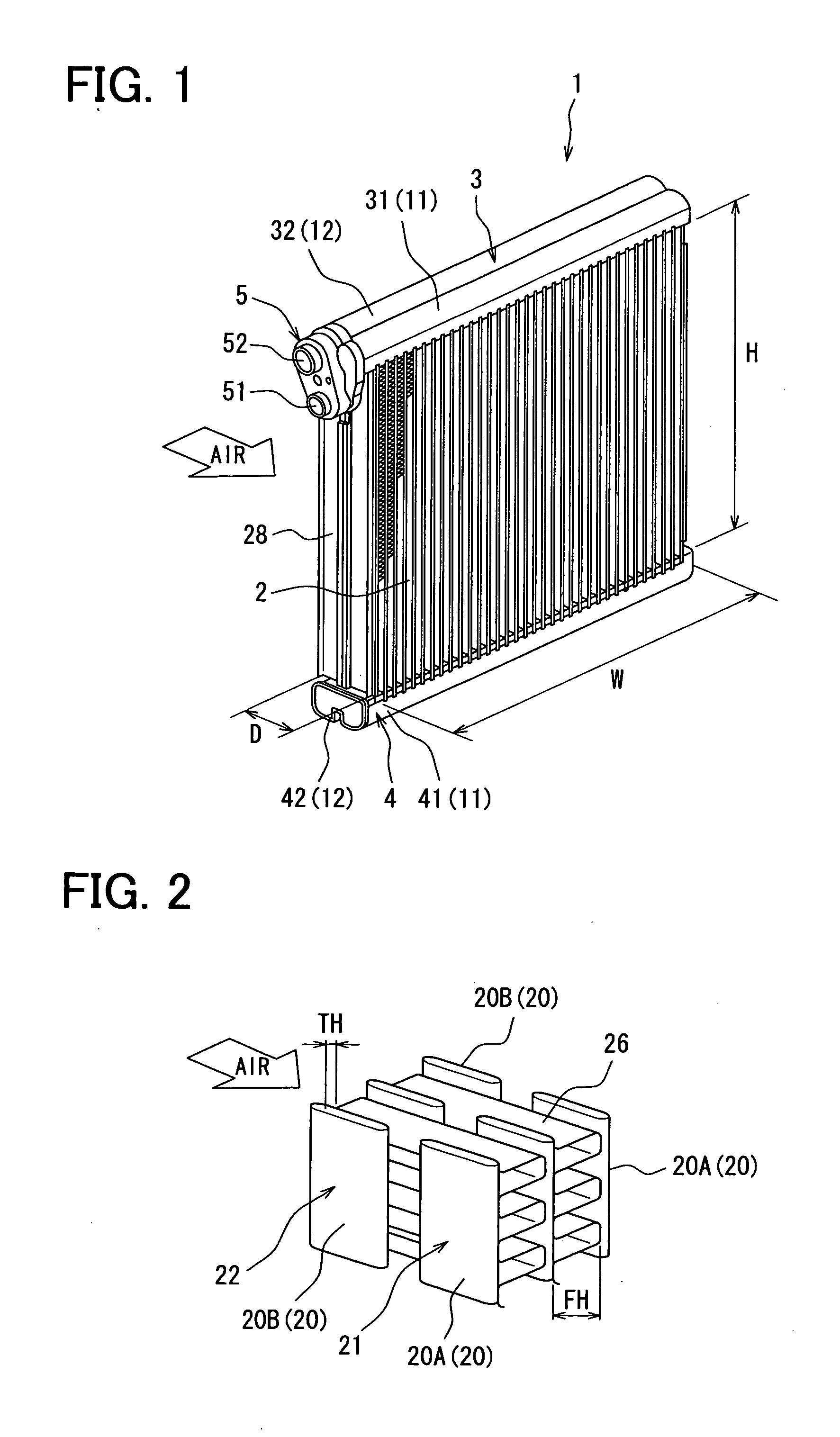 Refrigerant evaporator