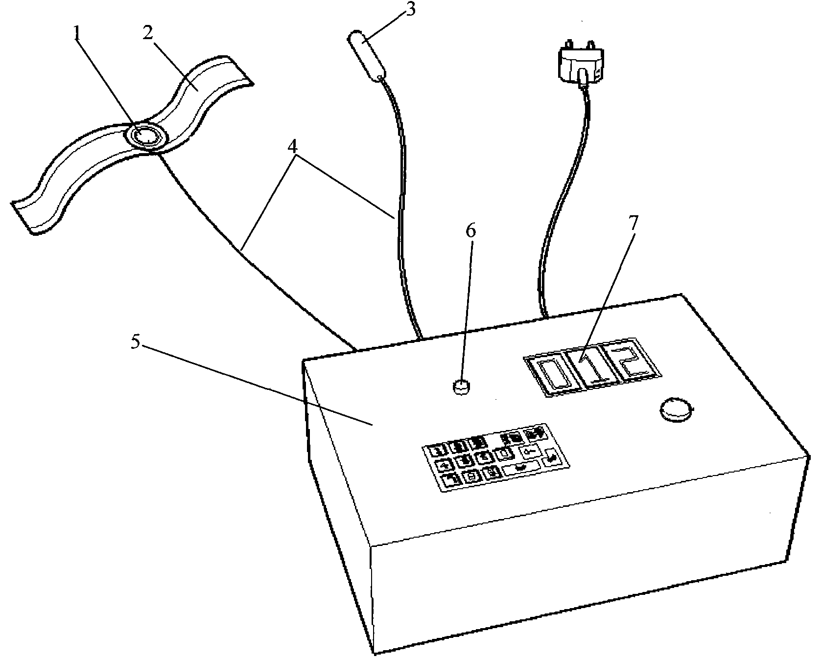 Device for detecting cerebral blood flow regulation function