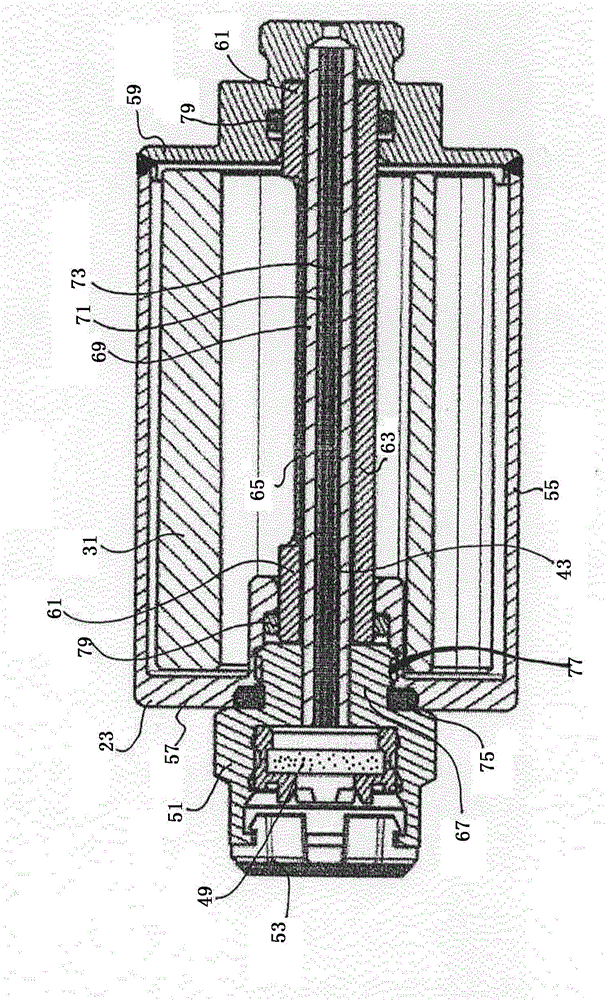 Dry module for relative pressure measurement recorder