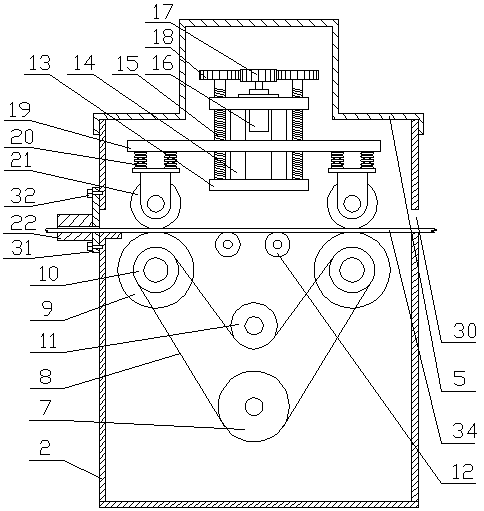 Strip material segmenting equipment