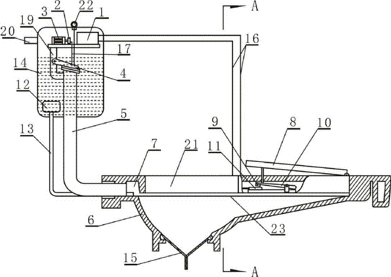 Sequential control water saving toilet stool