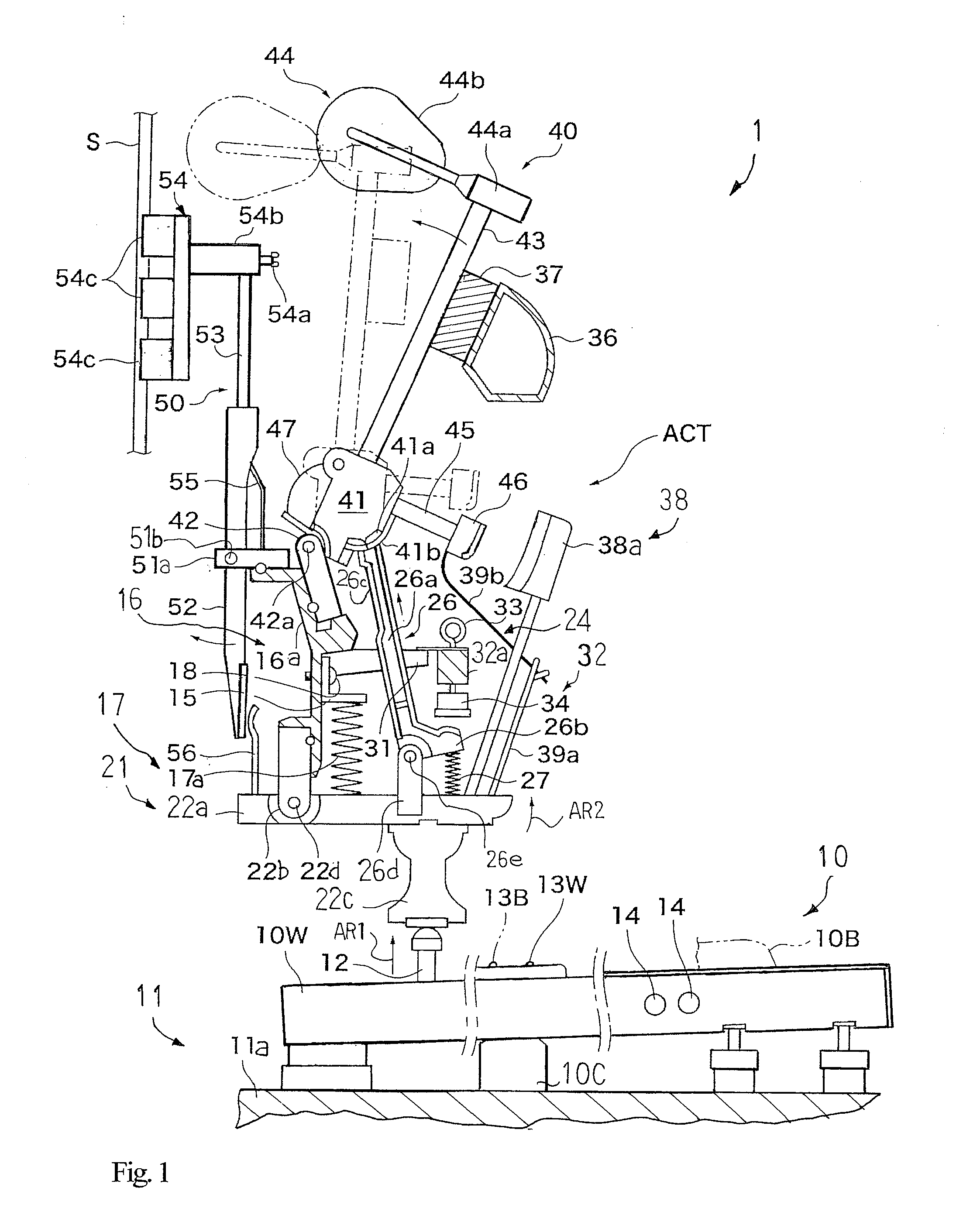 Upright piano and action unit incorporated therein