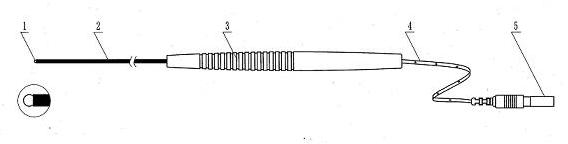 Electrode for nerve electrophysiology monitoring in high field intensity magnetic resonance compatible technology