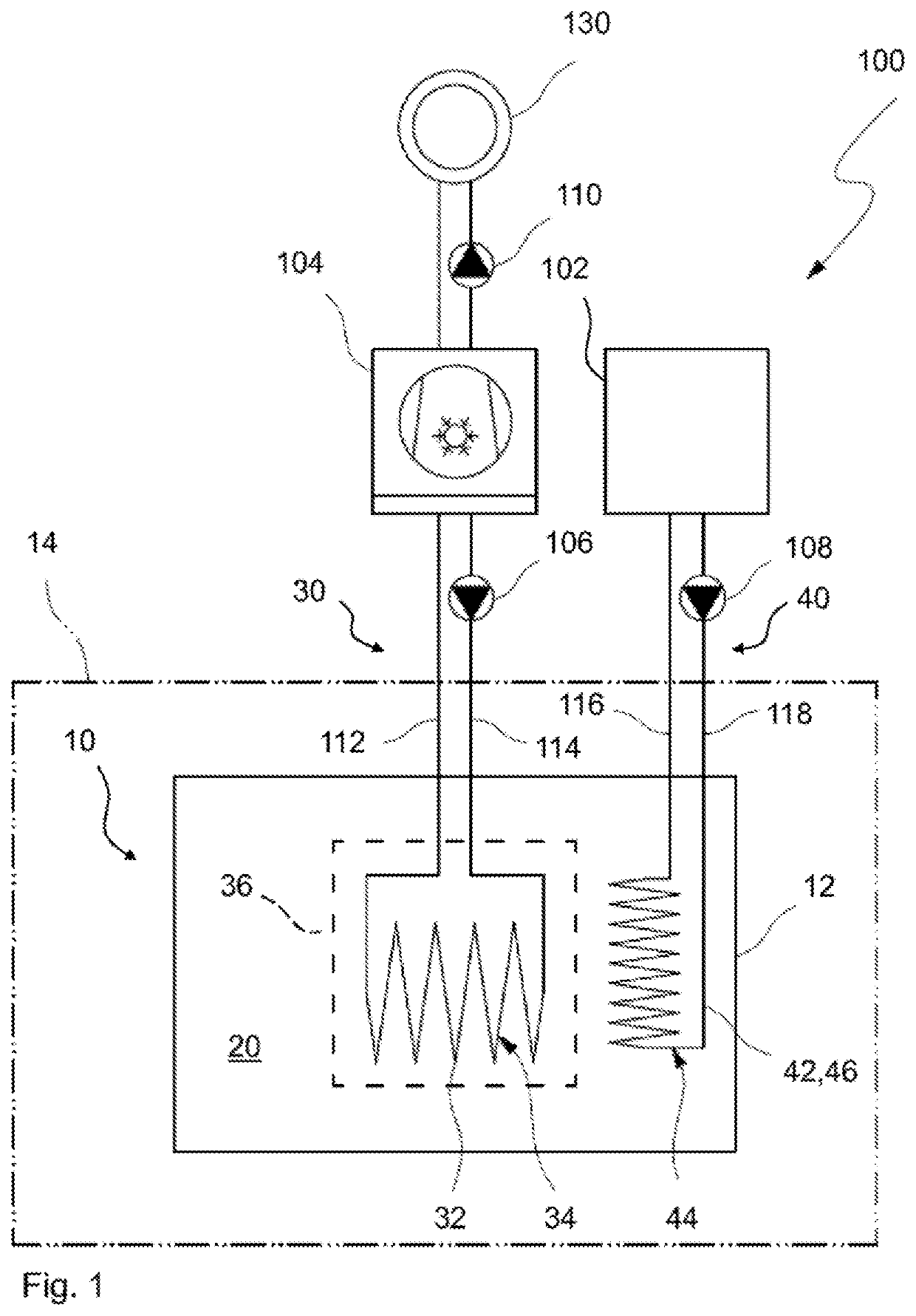 Latent heat accumulator system comprising a latent heat accumulator and method for operating a latent heat accumulator system