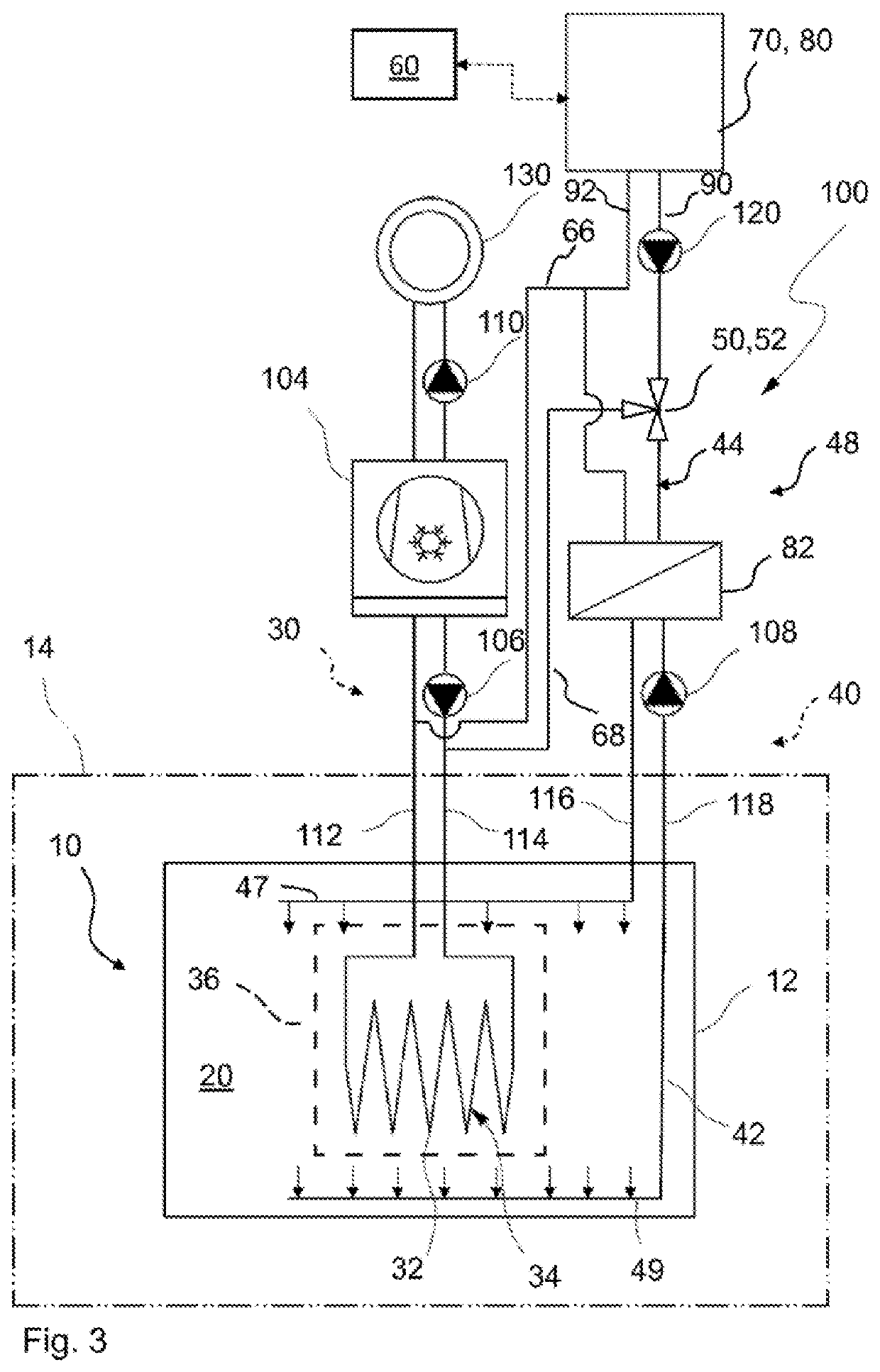 Latent heat accumulator system comprising a latent heat accumulator and method for operating a latent heat accumulator system