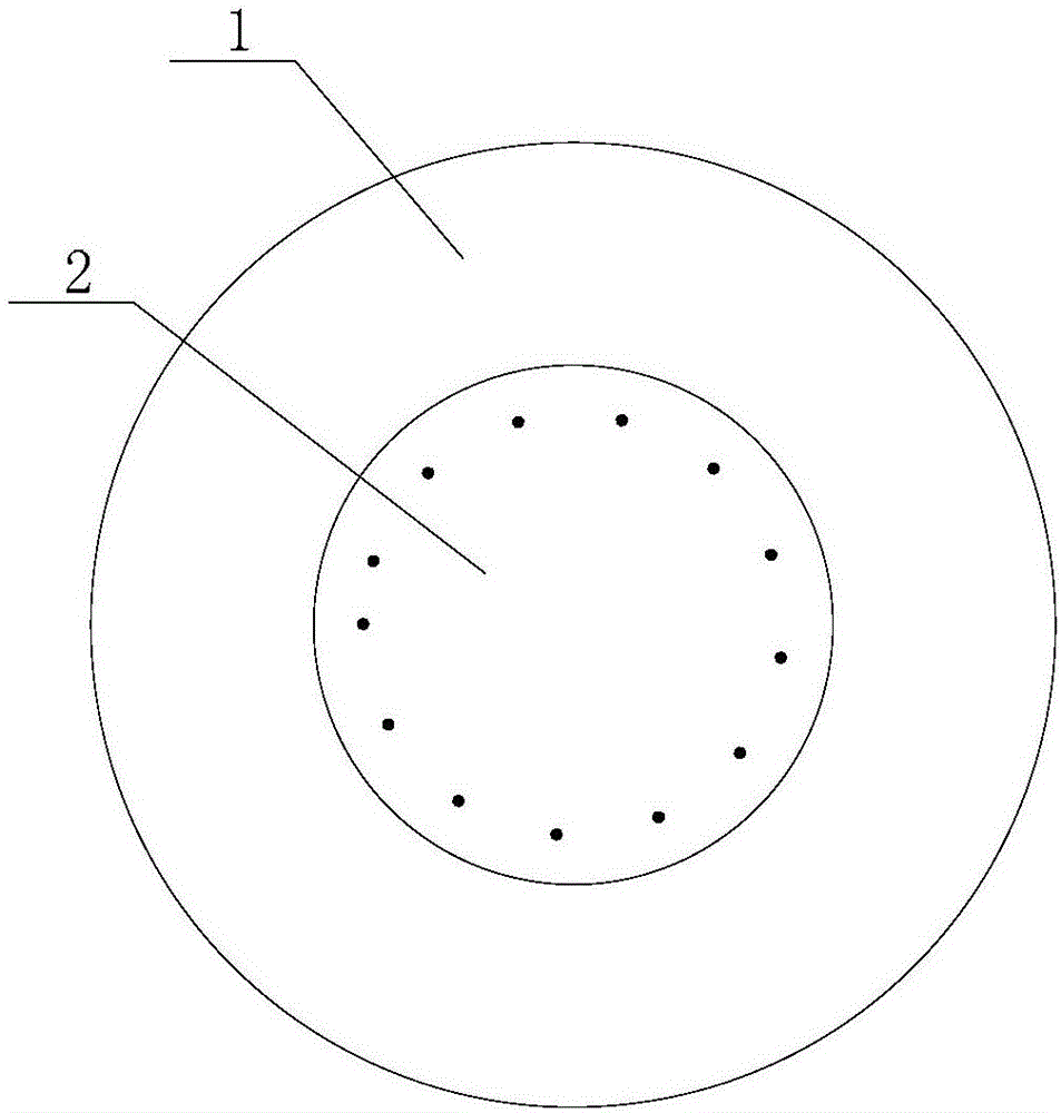 F-type loading improvement floor broadband omnidirectional circular polarization printing antenna