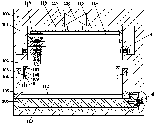 Wood fire-retarding treatment technology method