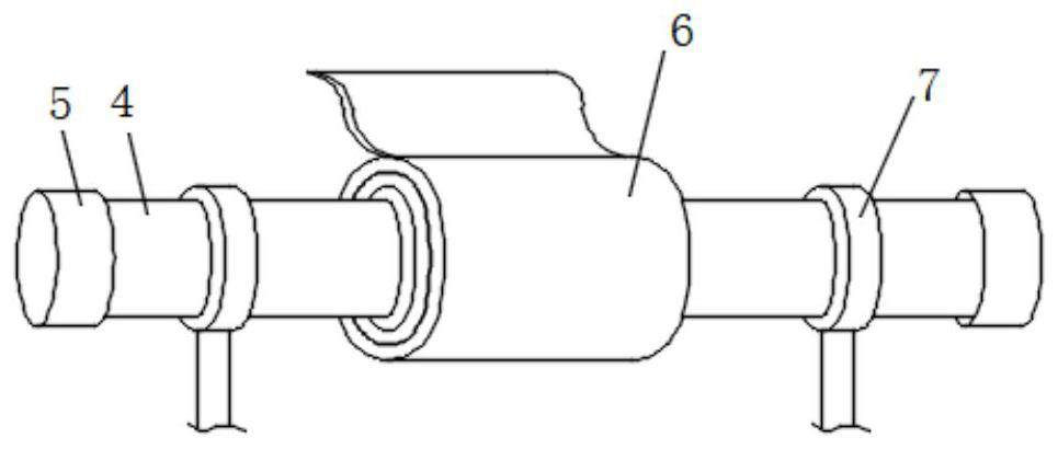 Concrete pile foundation bearing capacity detection device