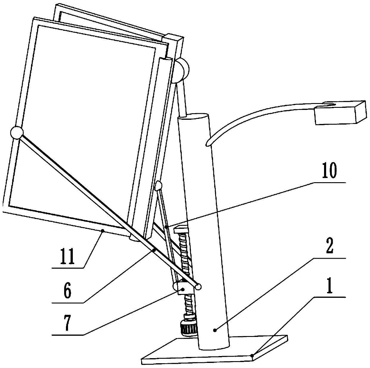 Municipal street lamp based on solar energy