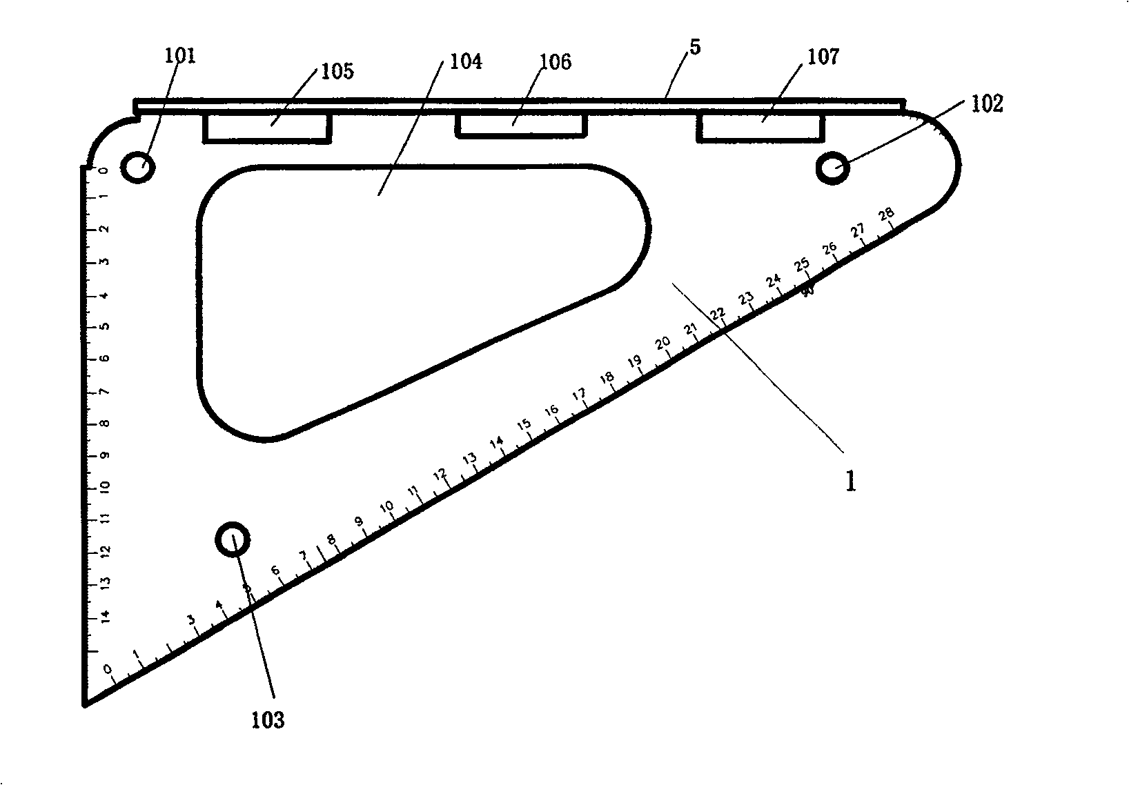 Multifunctional measuring tool