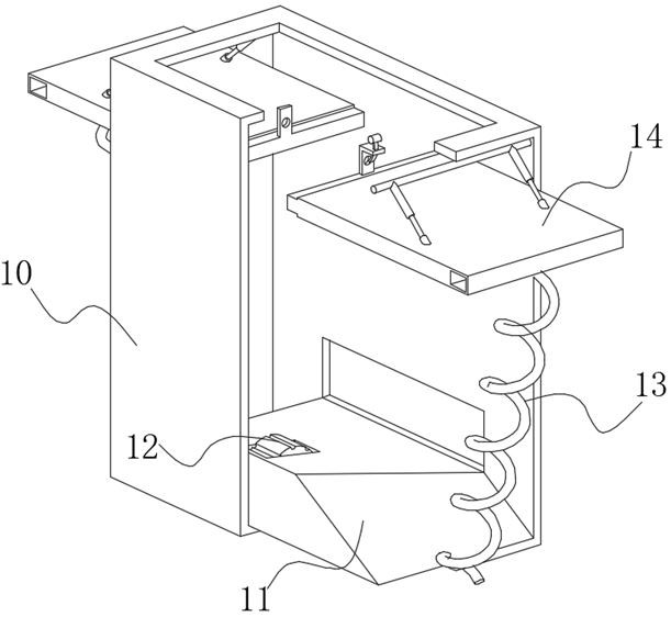 A food packaging printing device with clear printing