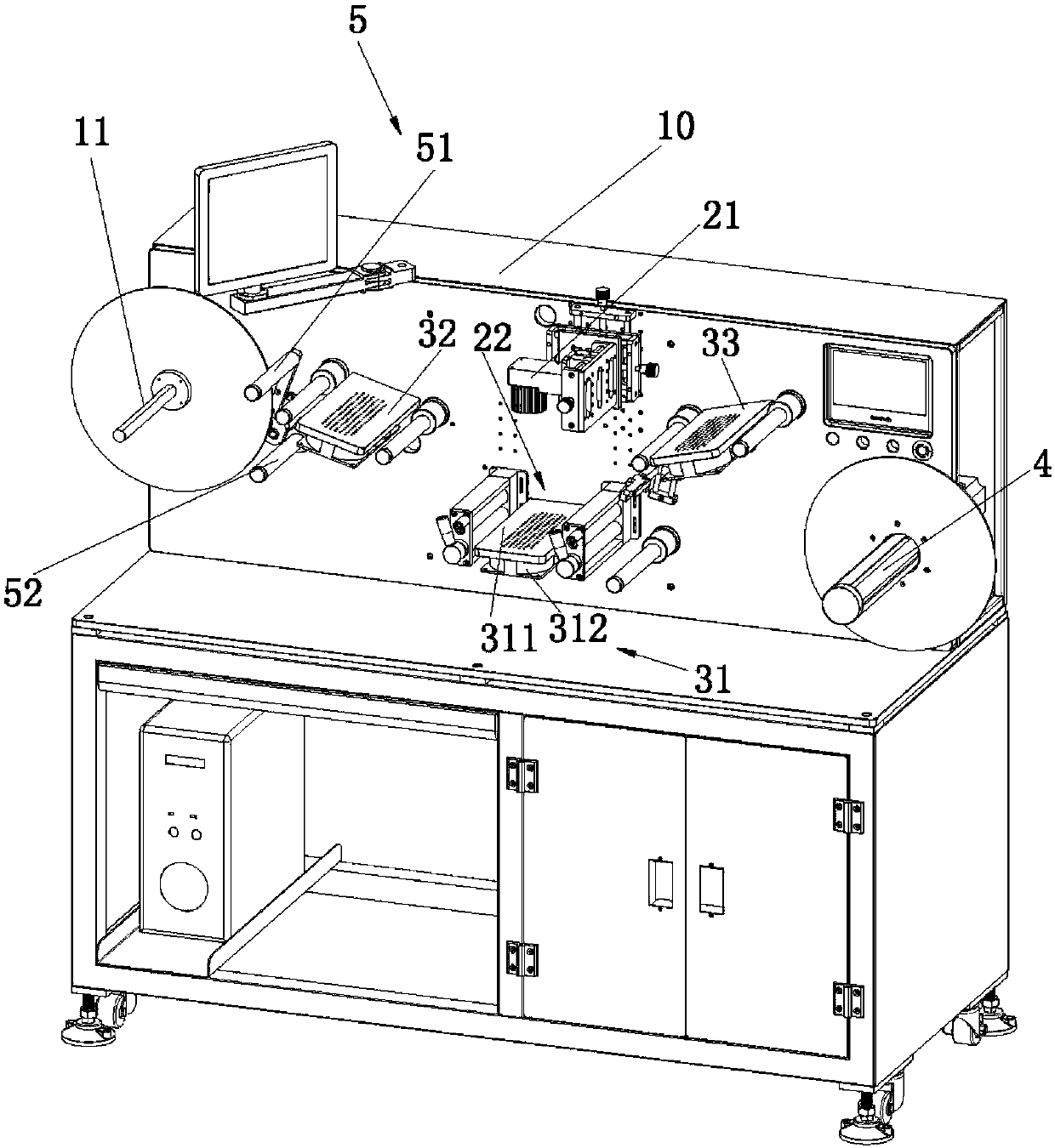 A high-speed quality inspection machine using machine vision inspection