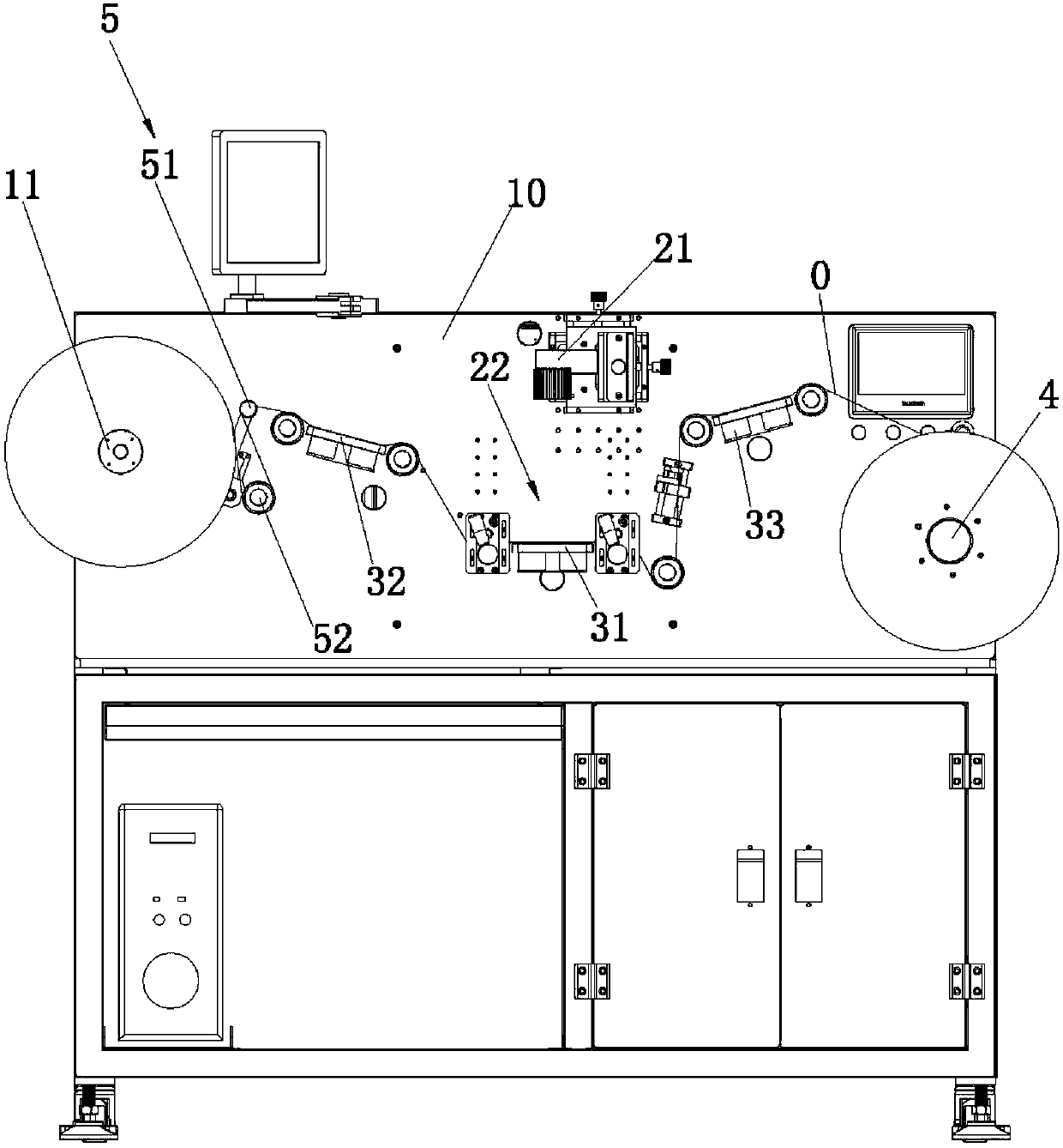 A high-speed quality inspection machine using machine vision inspection