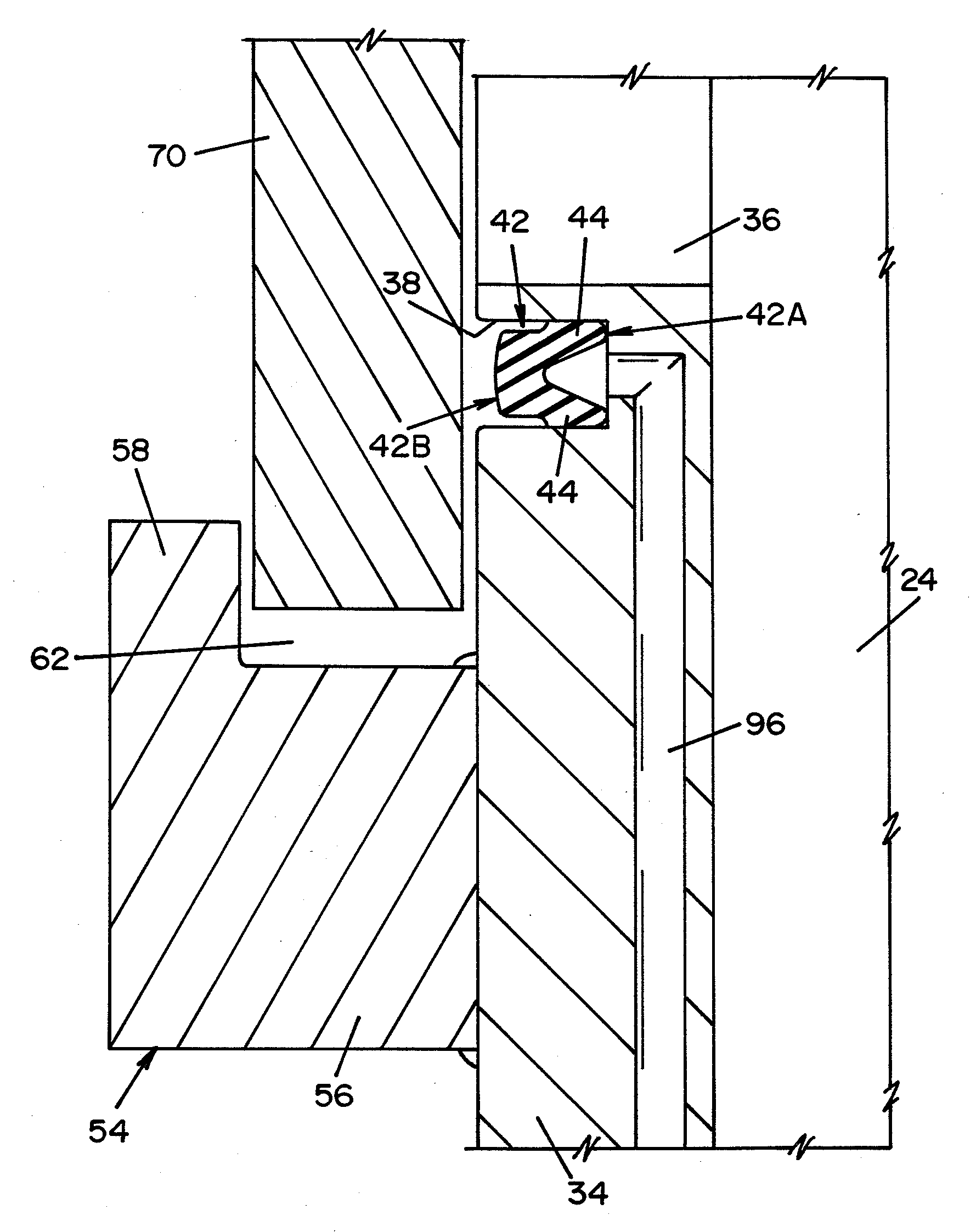 Door seal system for steam sterilizer