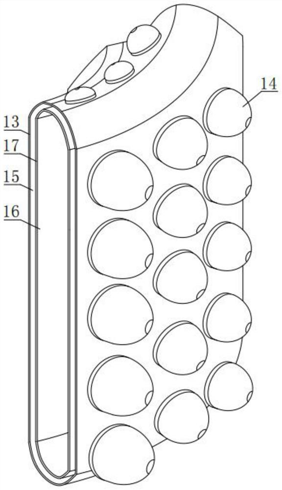 Binding type kneecap device having anti-abrasion function and used for physical training, and method