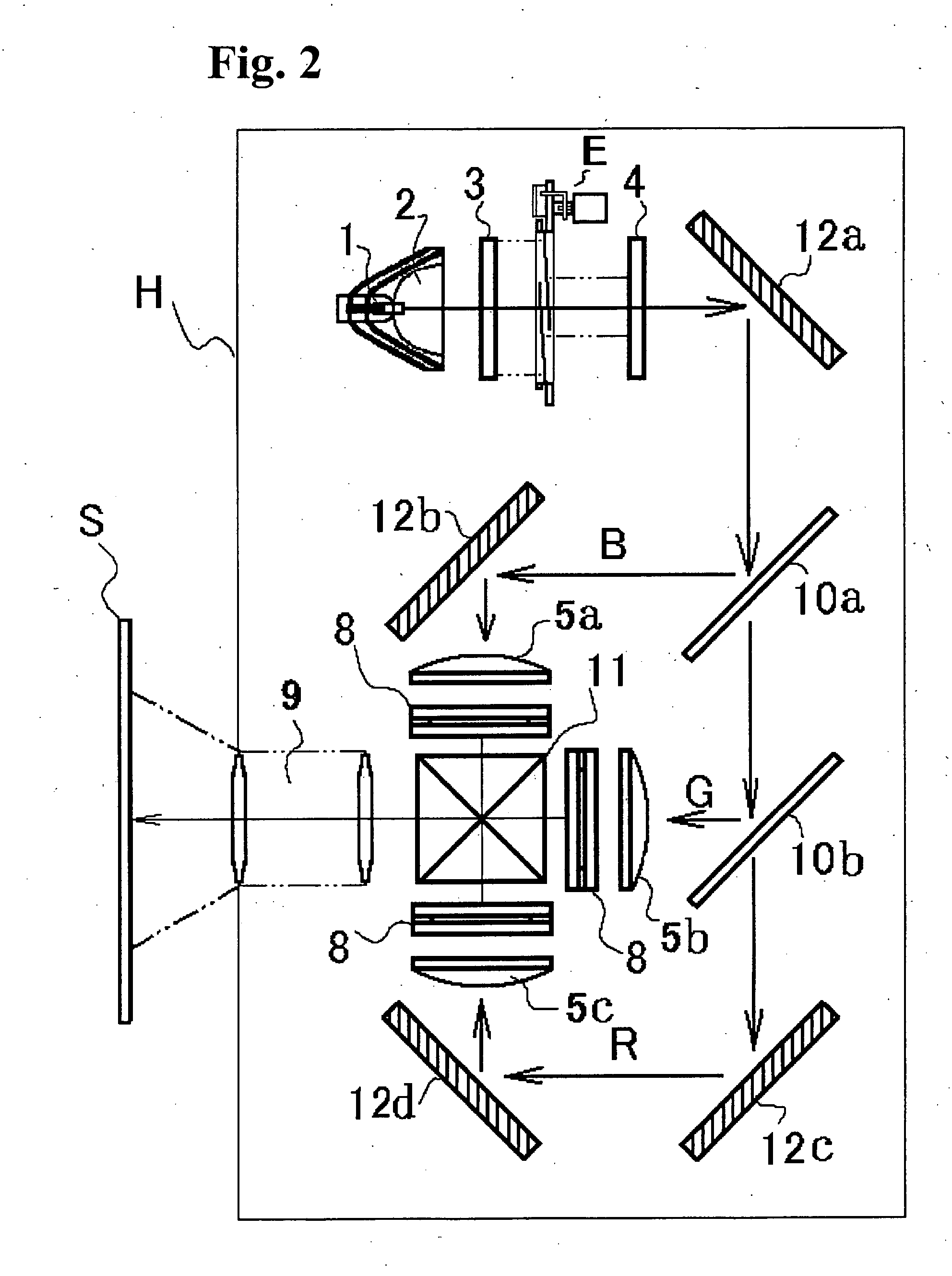 Light quantity adjusting device and projector apparatus using the same