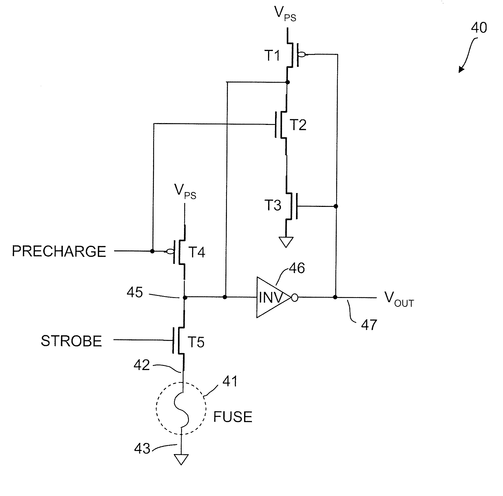 Latch circuits and operation circuits having scalable nonvolatile nanotube switches as electronic fuse replacement elements