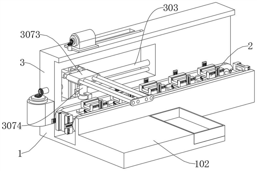 Stable mounting device for chip production