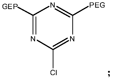 Preparation method of gradient-color macromolecule dye