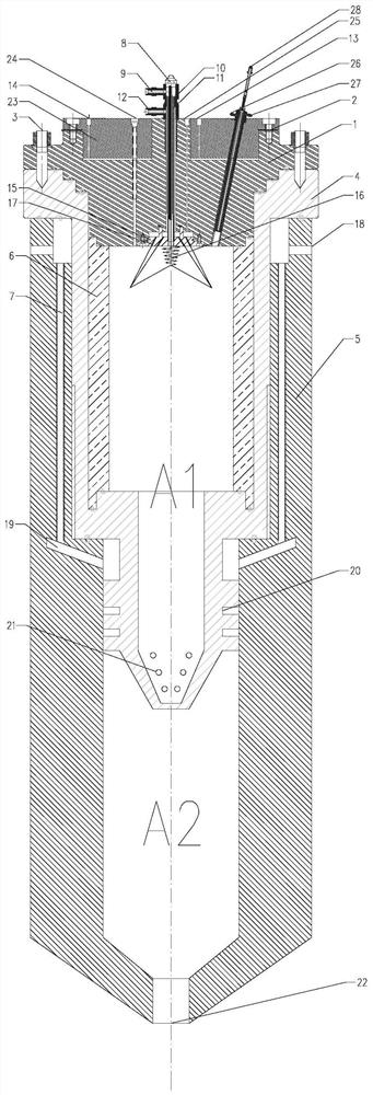 A supercritical multi-component thermal fluid generator that can be directly used for thermal recovery of heavy oil