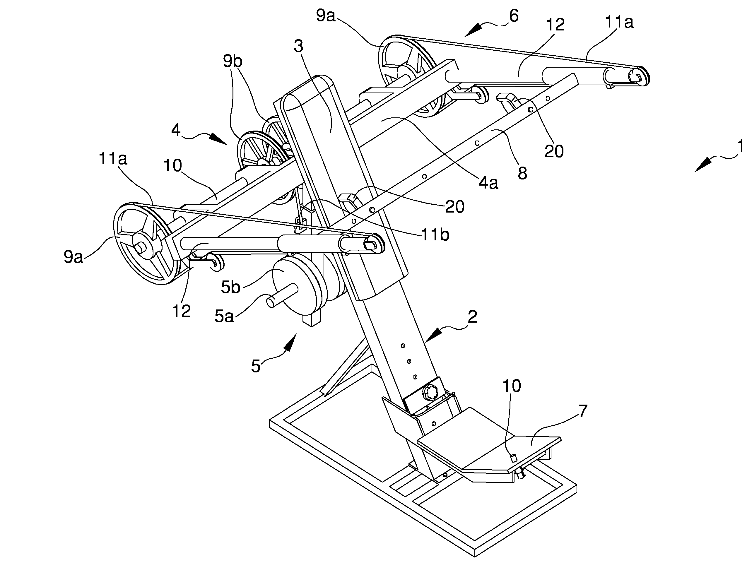 Gymnastic machine