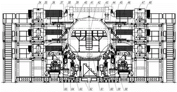 Digitalized assembly system for bodies of large planes