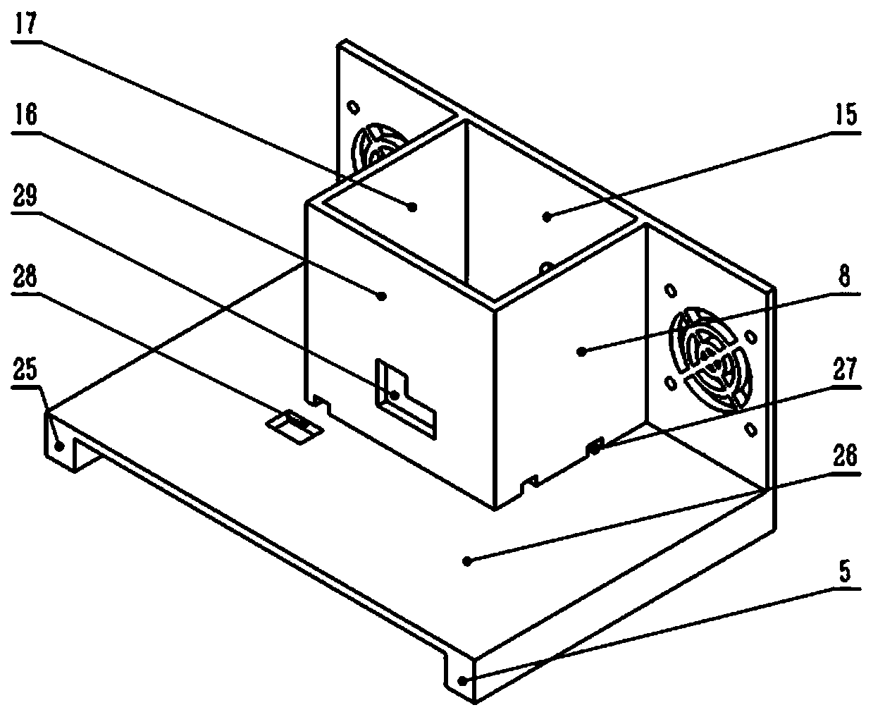 A waterproof sensor node packaging box for environmental monitoring