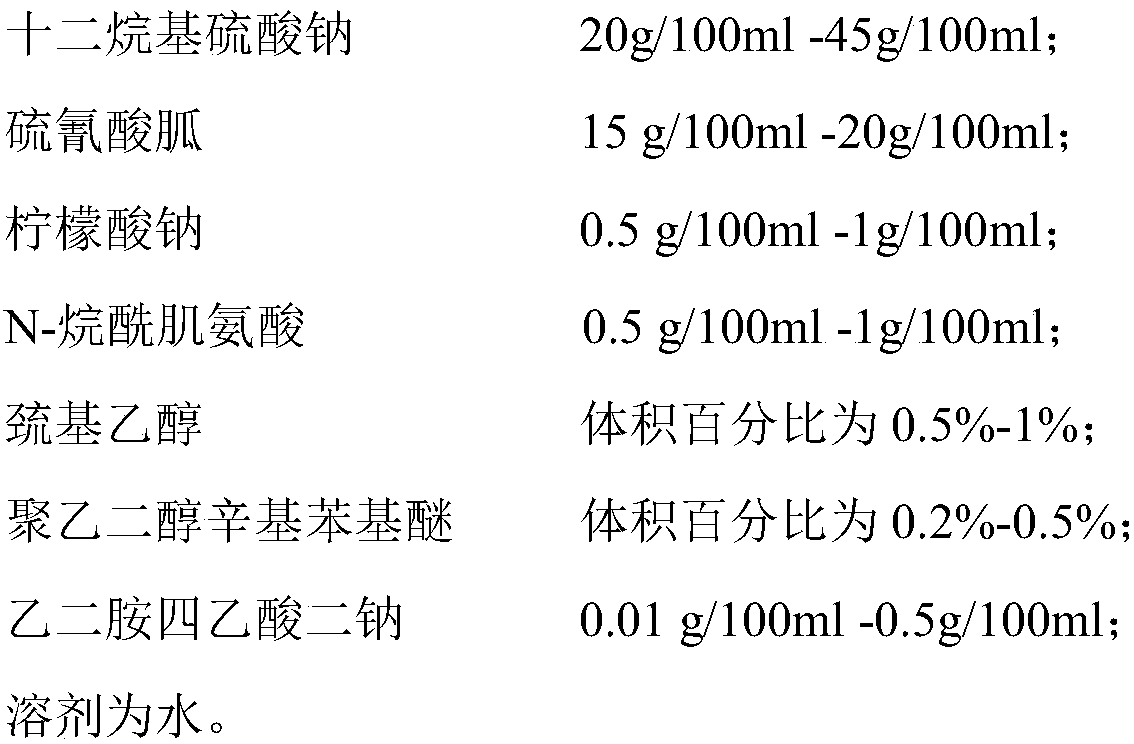 RNA purification liquid as well as preparation method and application thereof