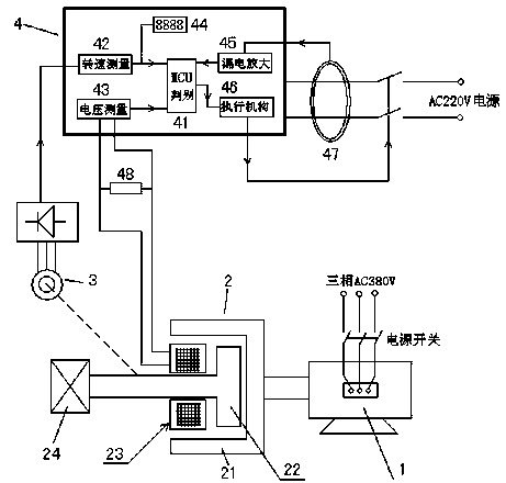 Electromagnetic speed adjusting three-phase asynchronous motor