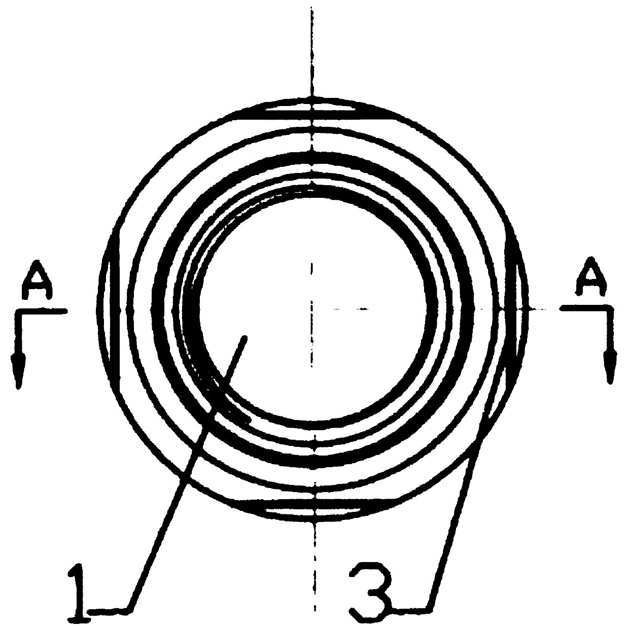 Connecting pipe for novel fire-fighting equipment