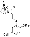 1-[2-(2-methoxy-5-nitro-phenoxy)]-ethyl 3-methylimidazole salt and preparation method thereof