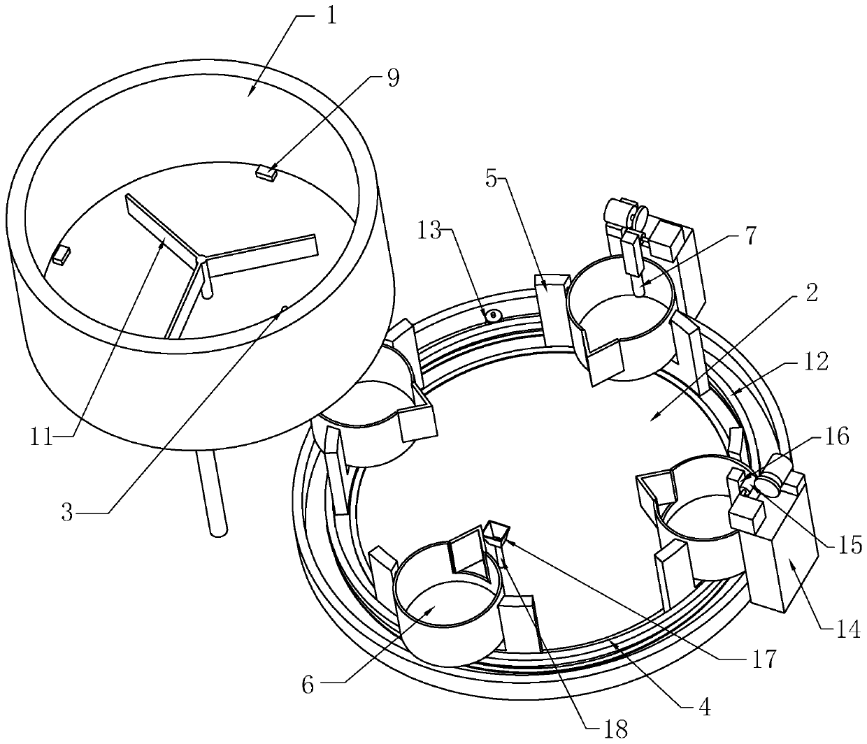 Navy dye device for printing and fabric printing process thereof