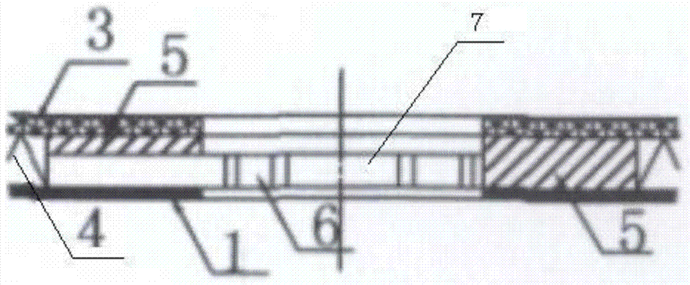 Single-sided hollow stainless steel welded filter plate