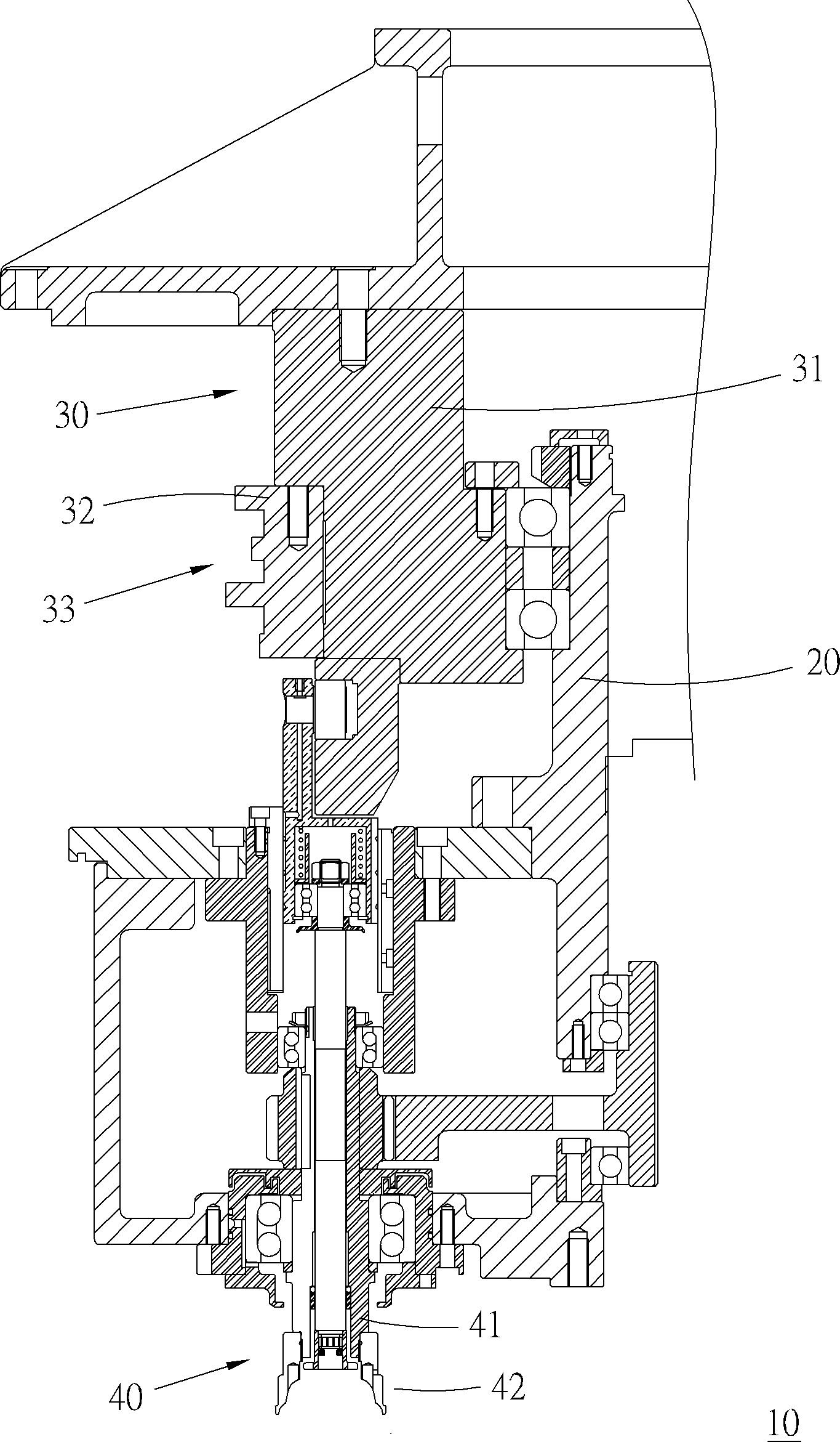 Seaming mechanism of can manufacturing machinery