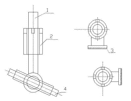 Numerical control cutting process of steel tube arch bridge pipe joint steel plate intersecting line