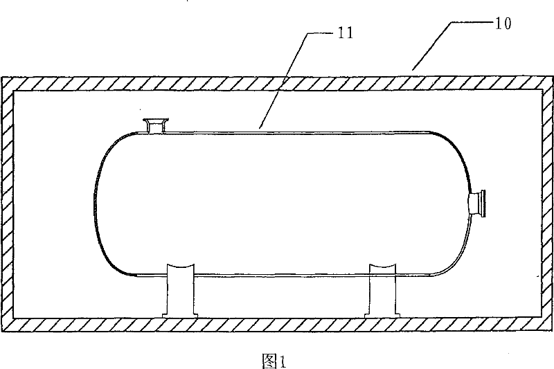 Piecewise heat treatment method of large pressure container