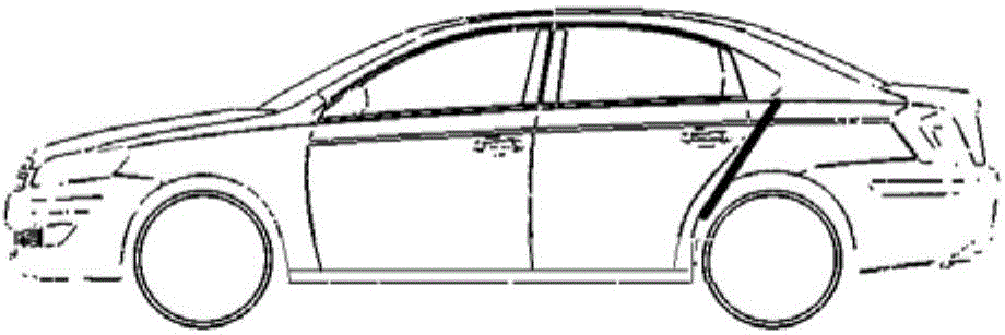 Power battery change structure of automobile